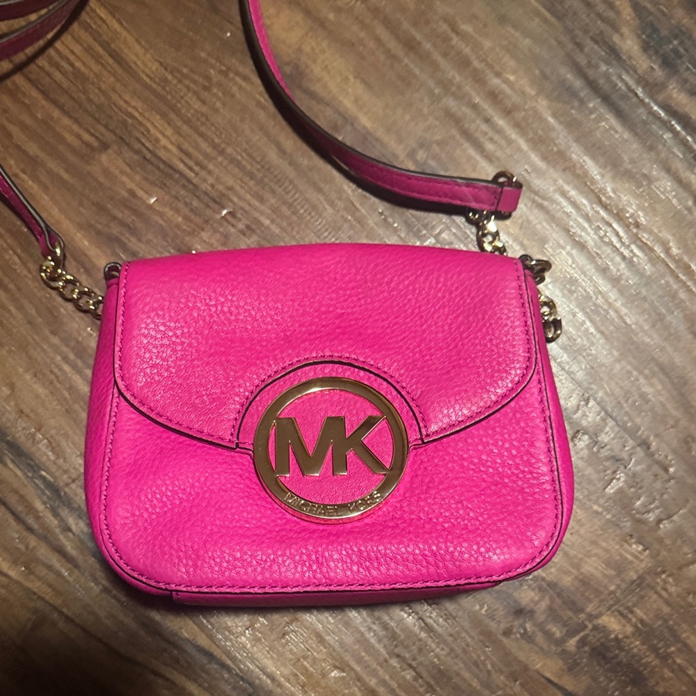 Michael Kors Fuchsia Crossbody Bag